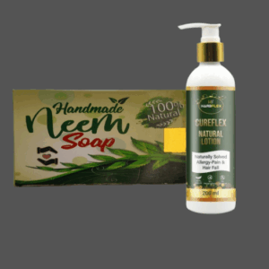 কিউরফ্লেক্স লোশন + নিম সাবান